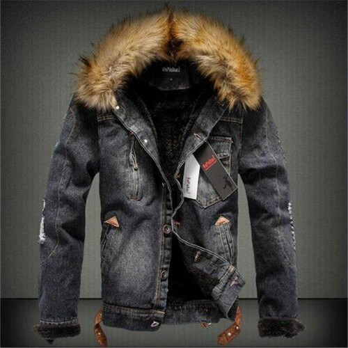 Men retro ripped jacket - men's, with