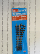 Peco ST-405 Narrow Gauge Setrack 9 Inch Radius Right Hand Point 009 / HOe