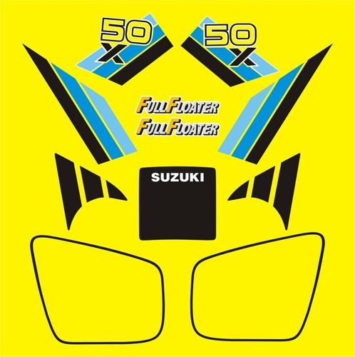 Suzuki ts50x decal kit - decal,