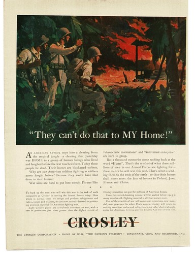 1943 crosley radio wwii - radio,