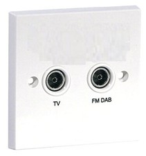 LABGEAR DIMPLEX TV + FM/DAB MOD WHITE
