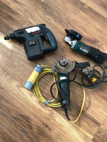 Faulty grinder and - drill, x3