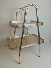 Vintage Gold Metal 2 Tier