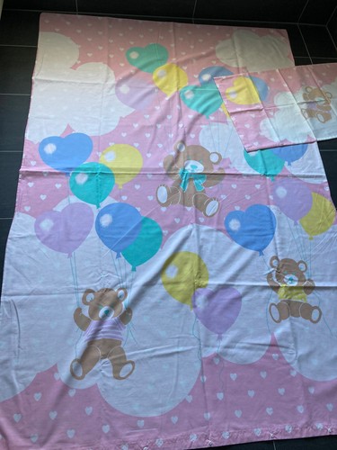 Cute vintage bears balloons - vintage,