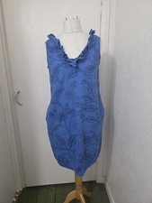 NEXT Blue Floral Linen Blend