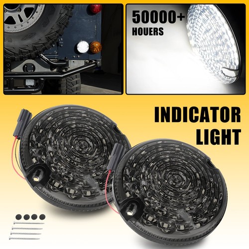 Smoke rear fog lamp - 2x,