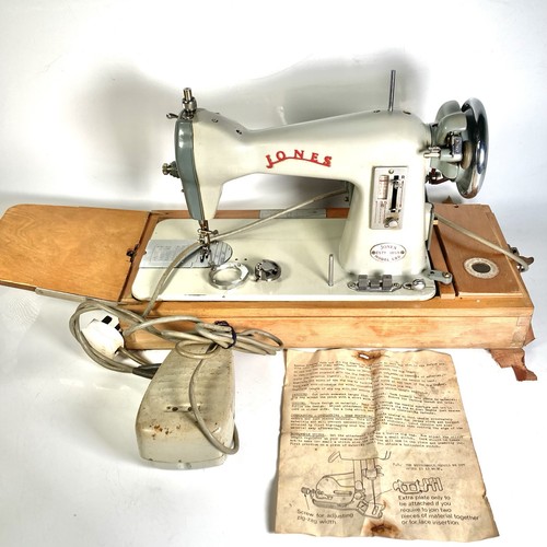 Vintage jones sewing machine - jones,