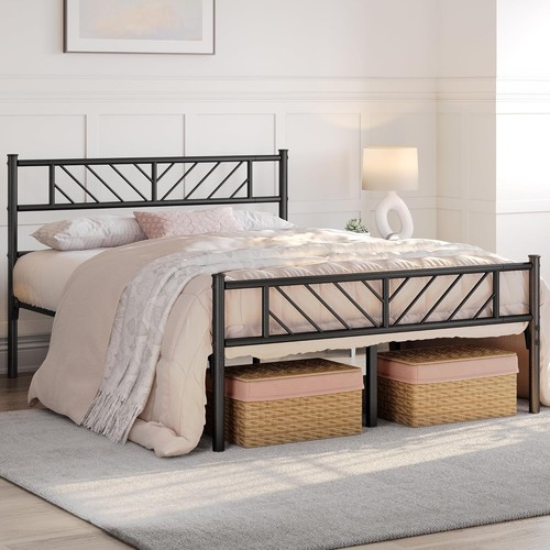 Yaheetech 4ft6 double metal - 4ft6,