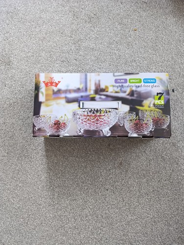 Piece glass bowls set - piece,