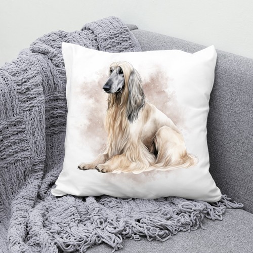Afghan hound cushion - afghan,