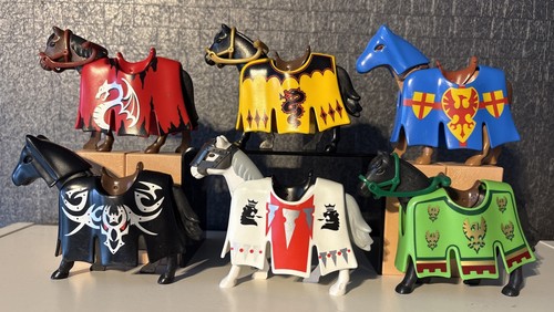 Playmobil dressed horses - 6,