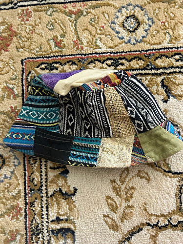 Multicolour patchwork bucket - multicolour,