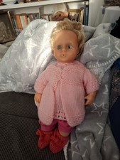 Tiny Tears 1965 Original In Hand Made Outfit. Eye Stuck Open.