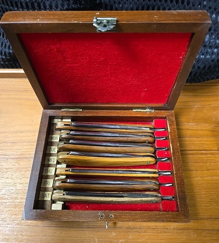 Seven day razor set solingen - seven,