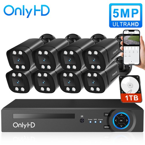 Cctv camera system 5mp - camera, dvr