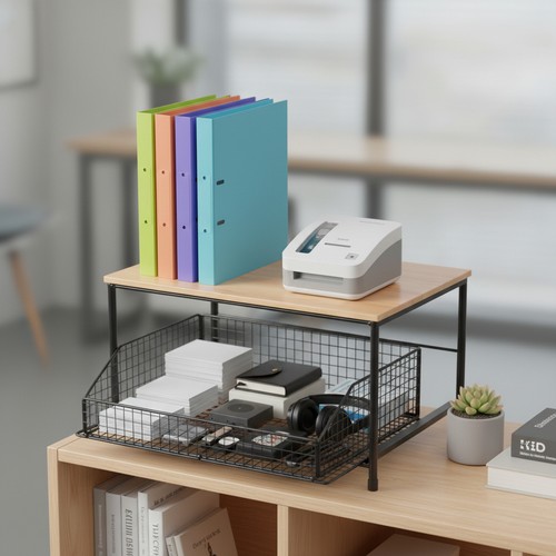 Desktop printer stand desk - printer,
