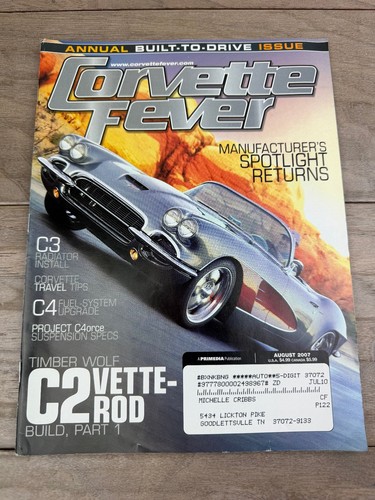 Corvette fever magazine - fever, august