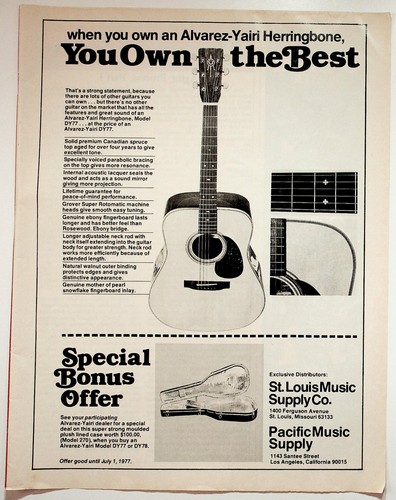 Alvarez yairi dy77 guitar - dy77,