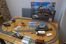 Lego 60198 Train Set With Extra Track Complete And Boxed
