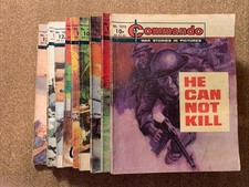 Commando UK Lot Of 10 Between