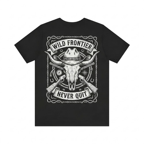 Rebel cowboy skull guns - cowboy,