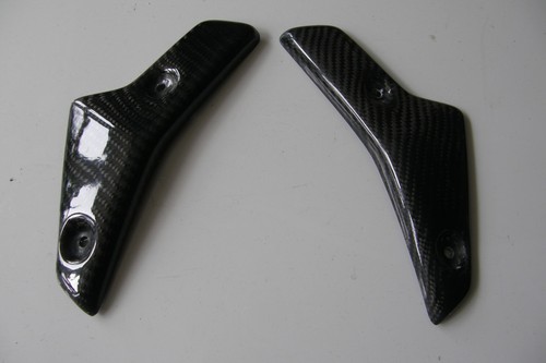 Carbon fibre radiator guards - carbon,