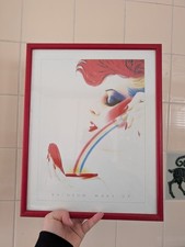Syd Brak Original Framed Rainbow Makeup Poster 1980s Athena Publishing 