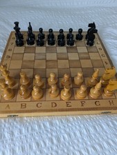 3 in 1 Wooden Folding Chess