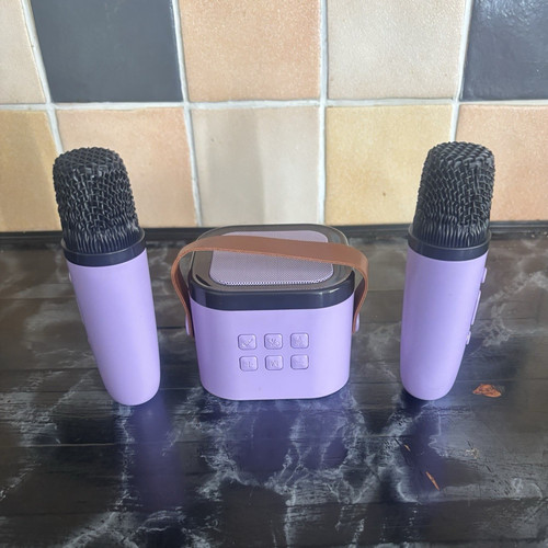 Portable purple karaoke - purple,