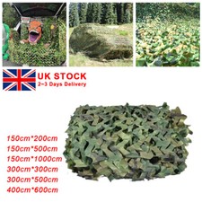 1.5-5M Heavy Duty Army Camouflage Net Camo Netting Cover Outdoor Woodland Hiding