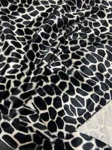 Velboa giraffe print fabric - giraffe,