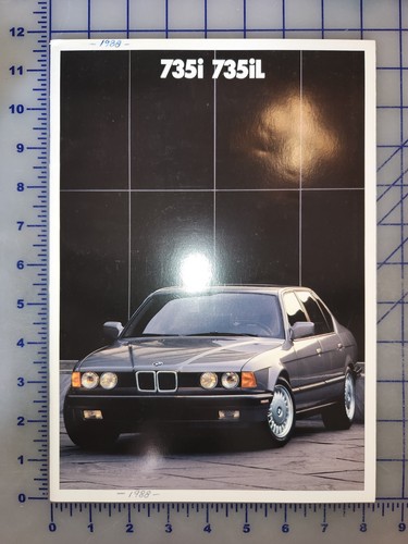 1988 bmw 735i 735il brochure - 1988,