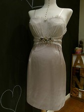 Jenny Packham pink satin lace