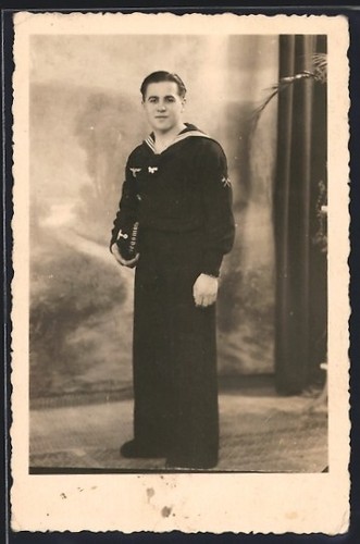 Photo postcard sailor - photo,
