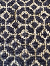 1.35m x 1.4m wide Clarke & Clarke Orbit Midnight fabric. NEW