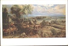 THE CHATEAU OF STEEN By Peter Paul Rubens, Art - Vintage POSTCARD