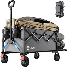 Festival Trolley with Expandable Tailgate - 350-500L, 440LB Heavy Duty AUCTION