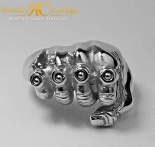 925  Sterling Silver Fist Ring