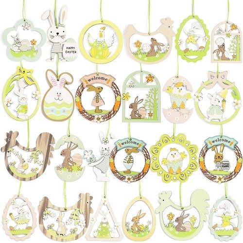 Easter decorations wooden - easter,