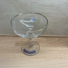 Vintage Babycham Glasses White