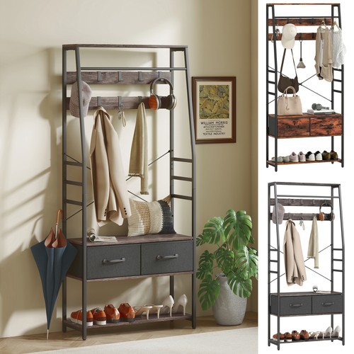 Coat rack with shoe storage - rack,