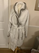 Dressing Gown Cream /grey M