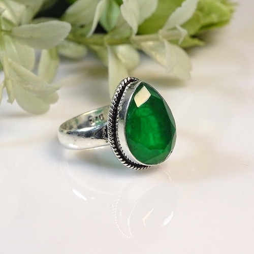 Lab created emerald doublet - lab-created,