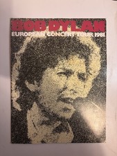 Bob Dylan Programme Vintage Official European Concert Tour 1981