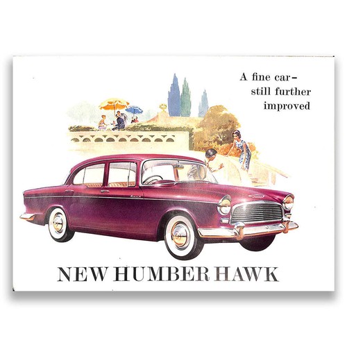 Humber hawk foldout - humber, sales