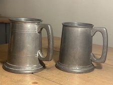 Pair Of Vintage English Pewter