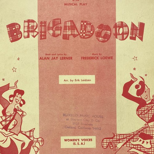 Vintage 1958 brigadoon - 1958, choral