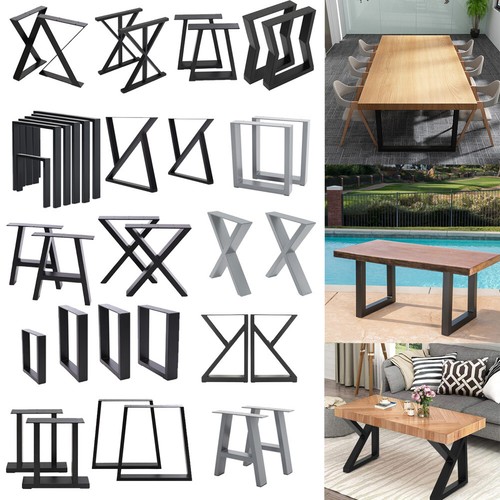 Iron metal table legs bench - iron,