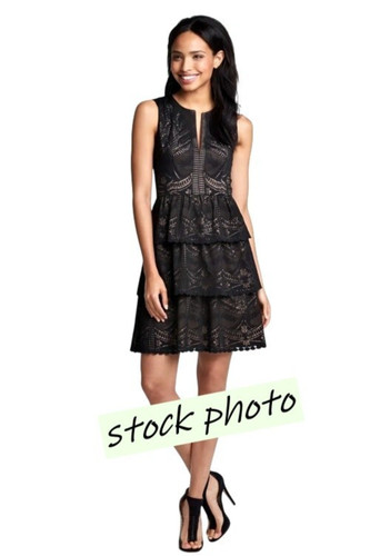 Bcbg max azria black lace - bcbg,