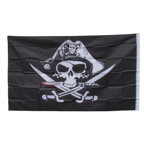 Pirate ship flag jolly roger - (jolly,